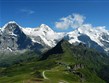 Švýcarsko - Eiger, Mönch a sedlo Jungfraujoch