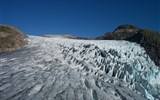 Národní park Jostedalsbreen - Norsko - na povrchu ledovce se při pohybu vytvářejí zajímavé struktury