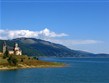 Makedonie - NP Mavrovo - jezero Mavrovo leží 1220 m nad mořem