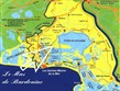 Francie - Provence - mapka národního přírodního parku Camargue