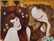 Rakousko - Vídeň - Klimt- Beethoven Frieze-detail
