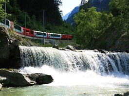 Švýcarsko, železniční dobrodružství 2022  Švýcarsko - Glacier express