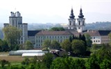 Linec, Kremsmünster, velká zahradnická výstava 2017 - Rakousko - Kremsmünster - benediktinský klášter