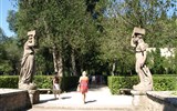Zahrady Palazzo Farnese - Itálie - Lazio - Caprarola - Palazzo Farnese, zimní zahrada