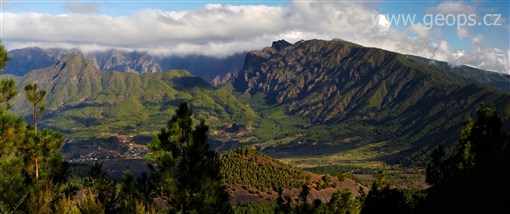 Španělsko - Kanárské ostrovy - Caldera de Taburiente, místo podivuhodné krásy