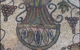 Památky UNESCO - Albánie - Albánie - Butrint - zachované mozaiky z baptistéria