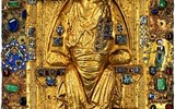Mnichov, galerijní noc a výstava Středověká knižní malba - Německo - Mnichov - výstava Pracht und Pergamen, kodex Uta