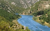 Chorvatský ostrov Pag a NP Severní Velebit - Chorvatsko - kaňon řeky Zrmanja, tady se točily filmy o Vinetouovi