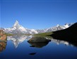 Švýcarsko - Zermatt - Stellisee s Matterhornem