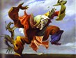 Max Ernst - L Ange du Foyer (Hořící anděl), 1937