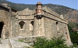 Languedoc a Roussillon, země moře, hor a katarských hradů s koupáním - Francie - Languedoc - Villefranche, Dauphinova bašta, Vauban, 17.stol..
