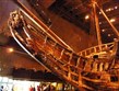 Švédsko - Stockholm - Vasamuseet, sochy na přídi mají vyjadřovat renesanční symboliku