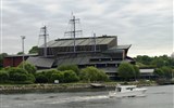 Vasa - muzeum a jedinečná loď - Švédsko - Stockholm - budova Vasamusee