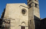 Tarquinia - Itálie - Lazio - Tarquinia, S.Pancrazio, rom-gotický, 12.-13.stol, na místě římského chrámu