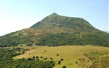 Francouzské sopky kraje Auvergne - Francie - Auvergne - Puy de Dome, sopka typu Pelé, původně se jmenovala Mont d´Or