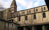 Beaujolais a Burgundsko, víno a kláštery - Francie - Beaujolais - Tournus, sv.Philibert, klášterní kostel, 1006-11209