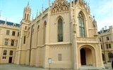 Jižní Morava a Podyjí - Česká republika - zámek Lednice, původní přestavba barokní, pak novogotická