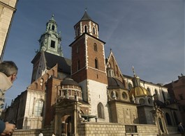 Krakov, město králů, Vělička, památky UNESCO a krásy Beskyd  2022  Polsko - Krakov - Wawel, Polsko - Krakow - katedrála původně románská, 1320-64 goticky přestavěna, později barokizována