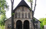 Tajemný Harz a slavnost čarodějnic - Německo - Harz - Goslar, Domvorhalle, severní předsíň kostela sv.Šimona a Judy, vysvěcen 1051, 1819 zbořena větší část