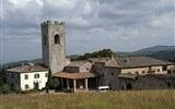 Gurmánské Toskánsko a oblast Chianti - Itálie - Toskánsko - Coltibuono, klášter San Lorenzo založen 1051 benediktínskými mnichy, v překladu název Dobrá úroda