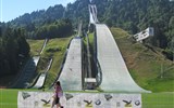 Zámky Ludvíka Bavorského - Německo - Garmisch-Partenkirchen, lyžařské můstky