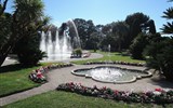 Vila a zahrady Ephrussi de Rotschild - Francie - vila Ephrussi, hudební fontány - voda a tóny Mozarta, Verdiho či Čajkovského