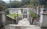 Velikonoce ve Slovinsku a mořské lázně Laguna 2019 - Itálie - Miramare - terasové zahrady u zámku