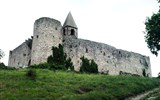 Hrastovlje - Slovinsko - Hrastovlje - románský kostel Nejsvětější trojice z 12.-14.století a obranou zdí  z 15.-16.stol proti Turkům