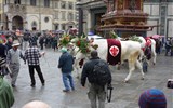 Florencie, perla renesance a velikonoční slavnost ohňů - Itálie - Florencie - slavnost Scoppio - foto J+J.Hlavskovi