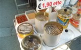 Toskánská kuchyně - Itálie - Toskánsko - místní rybí chuťovky