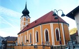 Schladming, největší krampuslauf světa - Rakousko - Schladming - Stadtpfarrkirche, gotický, 1522-32 rozšířen