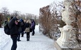 Adventní Vídeň, zámky a výstava Marie Terezie - Rakousko - Vídeň - v zámeckém parku v Schönbrunnu
