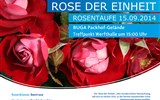 Zahradnická výstava Buga 2015, Havelregion - Německo - Havelregion - plakát láká na slavnost růží, zájezd v záříjovém termínu je sice o 2 dny dřív, ale růže tam již budou v hojném počtu