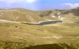 Tureckým Kurdistánem - kolem jezera Van, kratší verze - Turecko - Nemrut Dagi, jedno ze 3 jezer v kaldeře, v zimě je zde 2 m sněhu