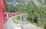 Za subtropického Švýcarska k vrcholům čtyřtisícovek - Švýcarsko - Bernina Expres