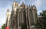 Belgie, památky UNESCO a slavnost Ommegang - Belgie - Gent, St.Niklaaskerk, zasvěcen sv.Mikuláši patronovi obchodníků