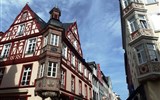 Zážitkový víkend, za vínem na Moselu a Rýn - Německo - Porýní - Koblenz, hrázděné domy v centru