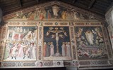 Santa Croce - Itálie - Florencie - Santa Croce, sakristie, výjevy z života Krista, Giottova škola