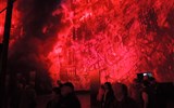 Drážďany, Míšeň, kamélie v Pillnitz a výstava orchidejí 2017 - Německo - Drážďany - Panometr, 3D panorama Dráž'dan po náletu 13.-15.2.1945