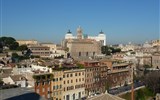 Kapitol - Itálie - Řím - pohled na Kapitol z Palatina