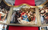 Brusel, Bruggy, Antverpy, Rubens a barokní průvod 2018 - Belgie - Antverpy, katedrála, Oplakávání, Quinten Metsijs, 1509-11