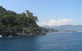 Portofino - Itálie - Ligurie - Portofino, výjezd z přístavu