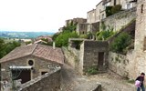 Cordes - Francie - Gaskoňsko -  Cordes sur Ciel, Les Remparts vede  nad městskými hradbami