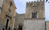 Taormina - Itálie - Sicílie - Taormina, Palazzo Corvaja, 10.stol, směs normanských, arabských a gotických stavebních prvků