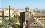 Památky UNESCO v Andalusii - Španělsko - Andalusie - Cordoba, Alcazar de los Reyes Cristianos, původně tvrz Vizigótů, pak umajovský palác