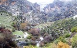 Monachil - Španělsko - Andalusie - Monachil, údolí vyhloubila řeka Monachil Cahorros