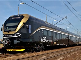Do Tater za přírodou a termály po železnici 2022  Česká republika - Leo expres, společnost jezdí s elektrickými jednotkami 480 (foto Leo)