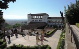 Generalife - Španělsko - Andalusie - Granada, Generalife, Sala Regia, místo kam sultán utíkal před intrikami harému a paláce