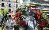 karneval v Nice - Fracie -  Nice - slavnost Les Batailles de Fleurs