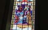 Cambrai - Francie - Pikardie - Cambrai, S.Géry, vitráže Louzier, kol 1933, představení Marie v chrámu